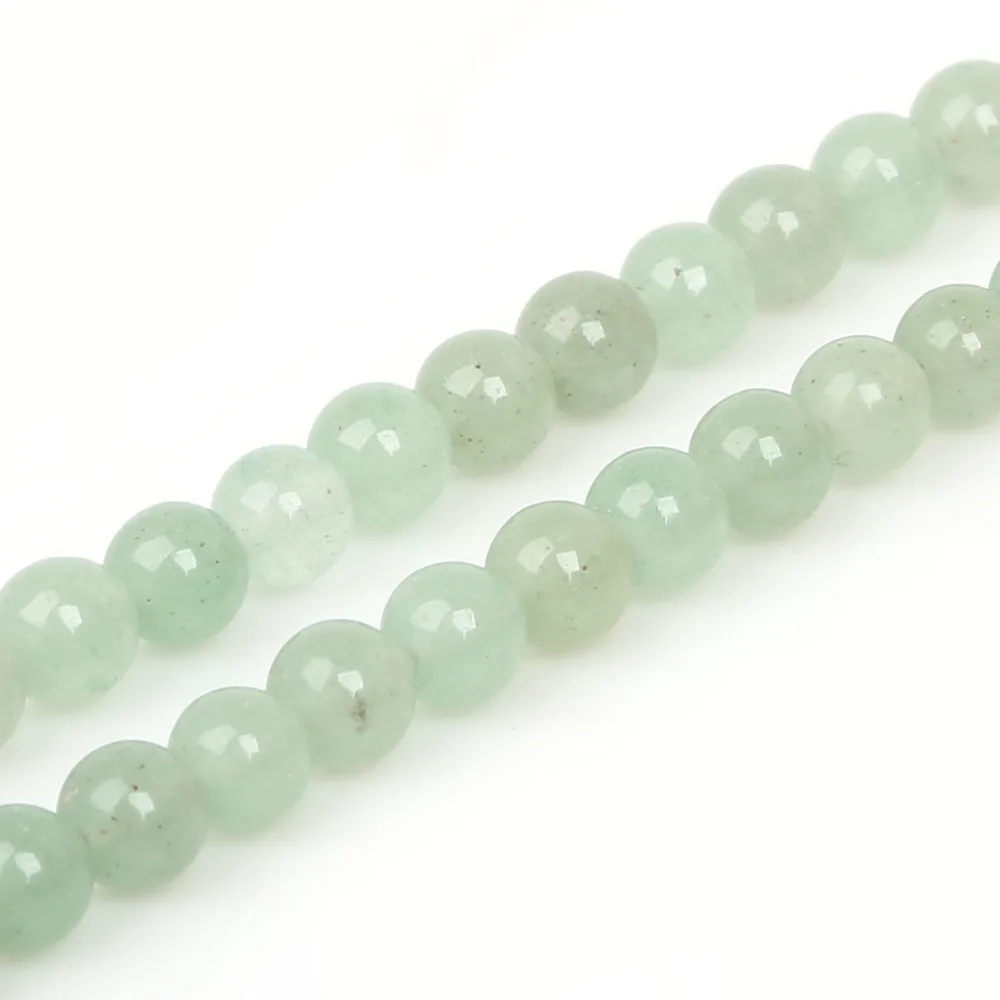 15\'\'/strand 4/6/8/10mm Natural Green Aventurine Stone Beads Loose Spacer Beads For Jewelry Making DIY Bracelet Necklace