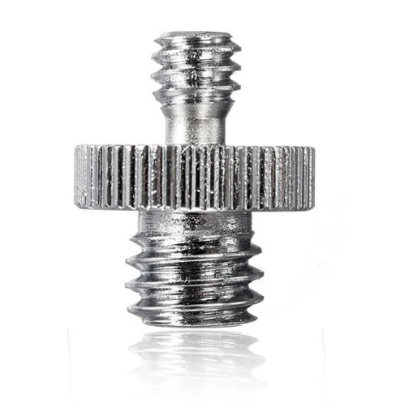 1 ชิ้นอุปกรณ์เสริมกล้อง 1/4 "ถึง 3/8" ชาย Threaded โลหะสกรูสำหรับขาตั้งกล้องขาตั้งกล้อง DSLR อุปกรณ์เสริม SLR