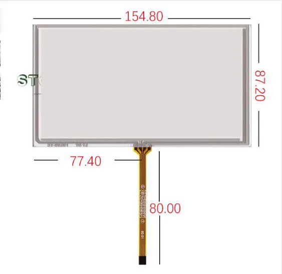 6.2''inch HSD062IDW1 154.8*87.2 DVD  ST-06201