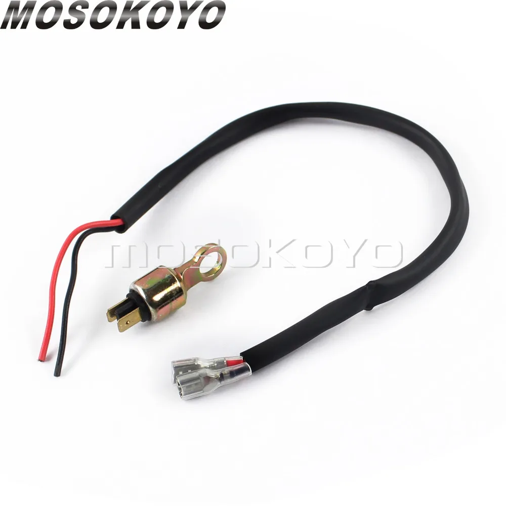 45cm Motorbike Rearset Hydraulic Pressure Brake Light Switch Hydraulic Brake Switches for Honda Kawasaki Suzuki Yamaha