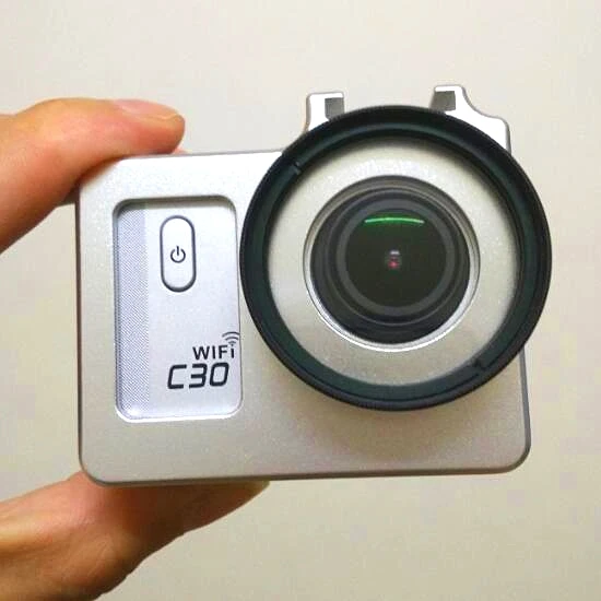 Защитный чехол для камеры Clownfish, чехол из сплава, металлический каркас + УФ-фильтр для SJCAM SJ4000 SJ5000 H9 SJ7000 SJ9000 C30