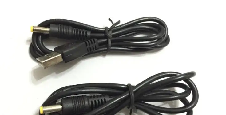 USB to DC4.0 MM * 1.7 Charging Cable Direct-current Line All Copper DC Charger PSP Router Cable