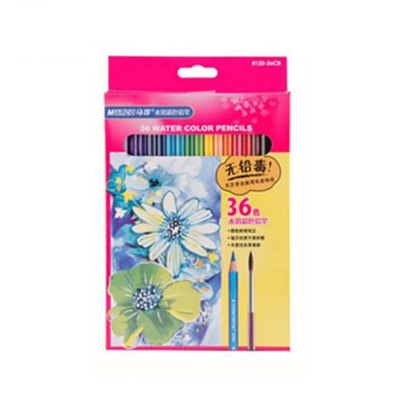

MARCO 4120 professional water soluble painting color lead 24 color 36 color students children's brush Mark color pencil
