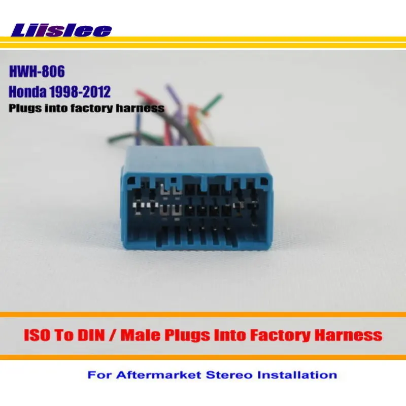 For Honda Odyssey/Pilot/Prelude/Ridgline Car Stereo Adapter Connector Plugs into Factory Harness Wire