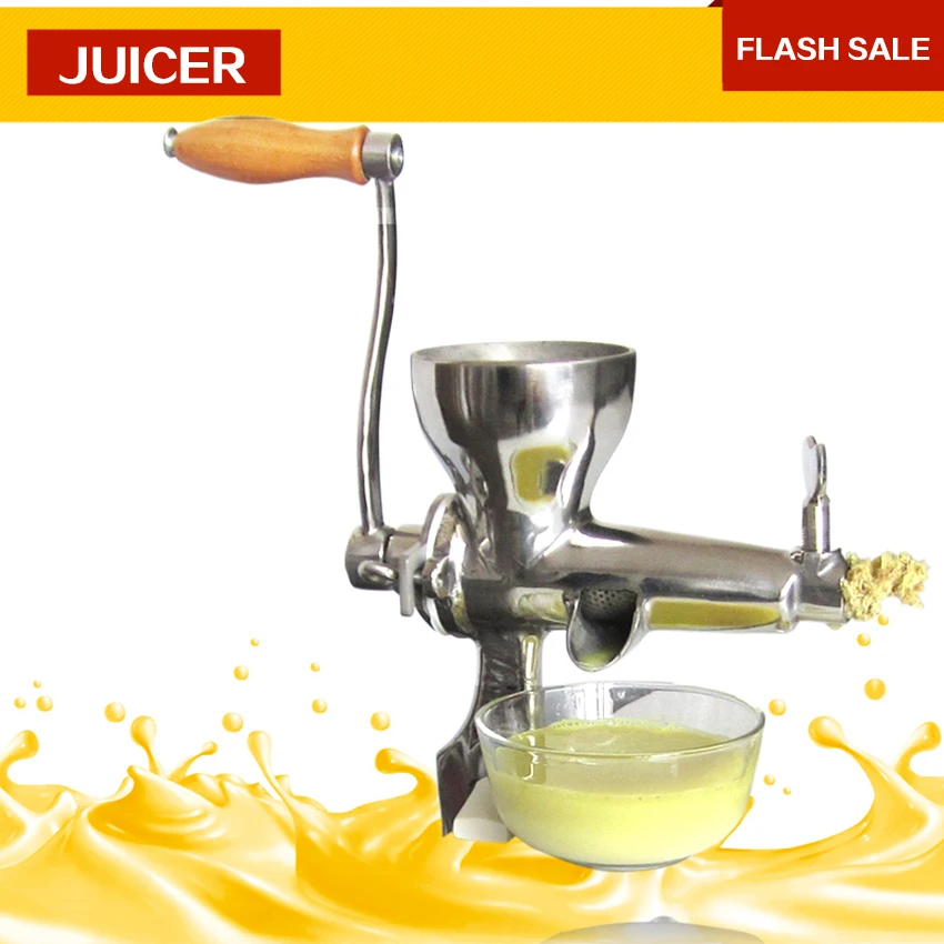 

Household Stainless Steel Juicer Wheat Grass Seedlings Pomegranate Fruit Vegetables Ginger Juice Juicer Slag Separation