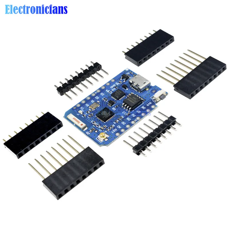WeMos D1 Mini ESP8266 WIFI Module Board Pro 16M Bytes External Antenna Contor ESP8266 WIFI IOT Development Board Micro USB