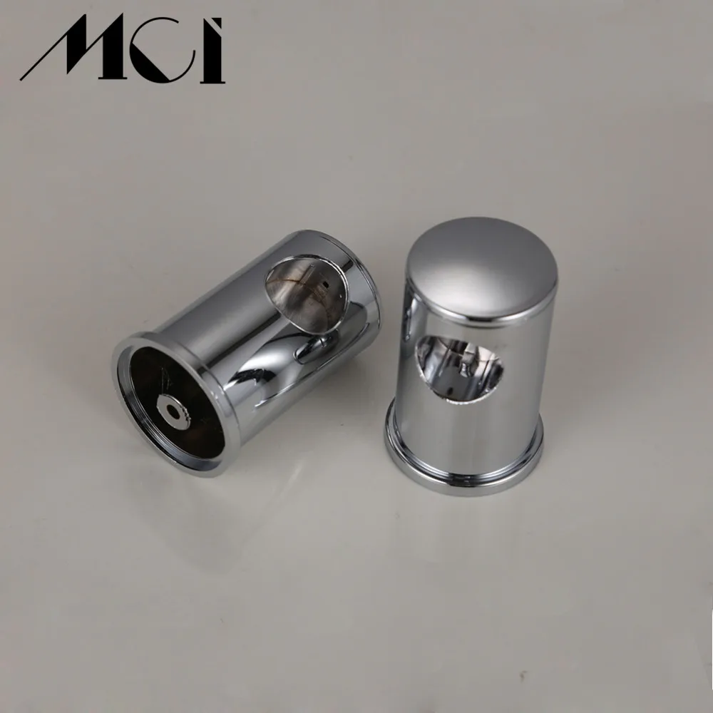 Chrome Finish Wall Mounted Stand Hotel Kamar Mandi Shower Rod Rak Rak Penyimpanan Pengering Rambut Rak Pemegang Hanger Rak Penyimpanan MCI