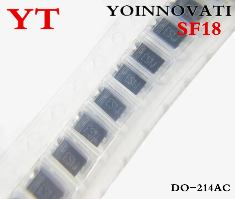  100pcs/lot SF18 1A 600V SMA DO-214AC ES1J Best quality.