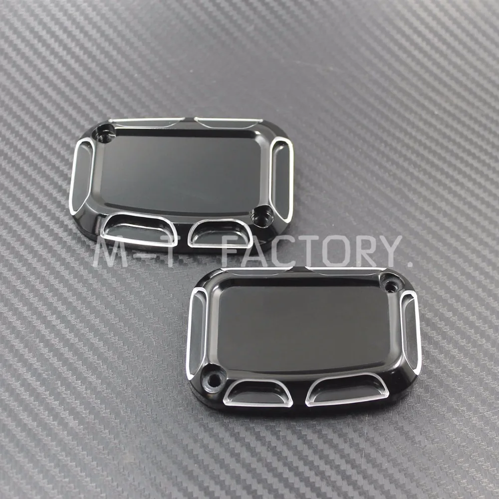 Motorcycle Brake Master Cylinder Cover For Harley Touring Road King Glide Ultra Street Electra Street Night Rod V-Rod 2006-2017 - Image 4