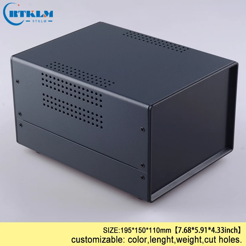 Iron junction box diy enclosure for project box Iron power supply equipment cases custom iron electric enclosure 195*150*110mm