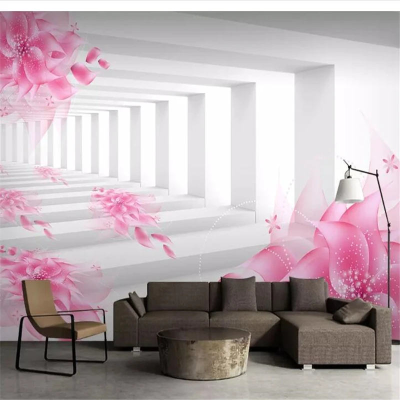 wellyu  Custom wallpaper  papel de parede 3D fantasy TV background wall space extension wallpaper mural wall painting behang