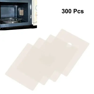 300pcs Microwave Oven Mica Plates Sheets Repairing Part 20mm x 25mm x 0.07mm