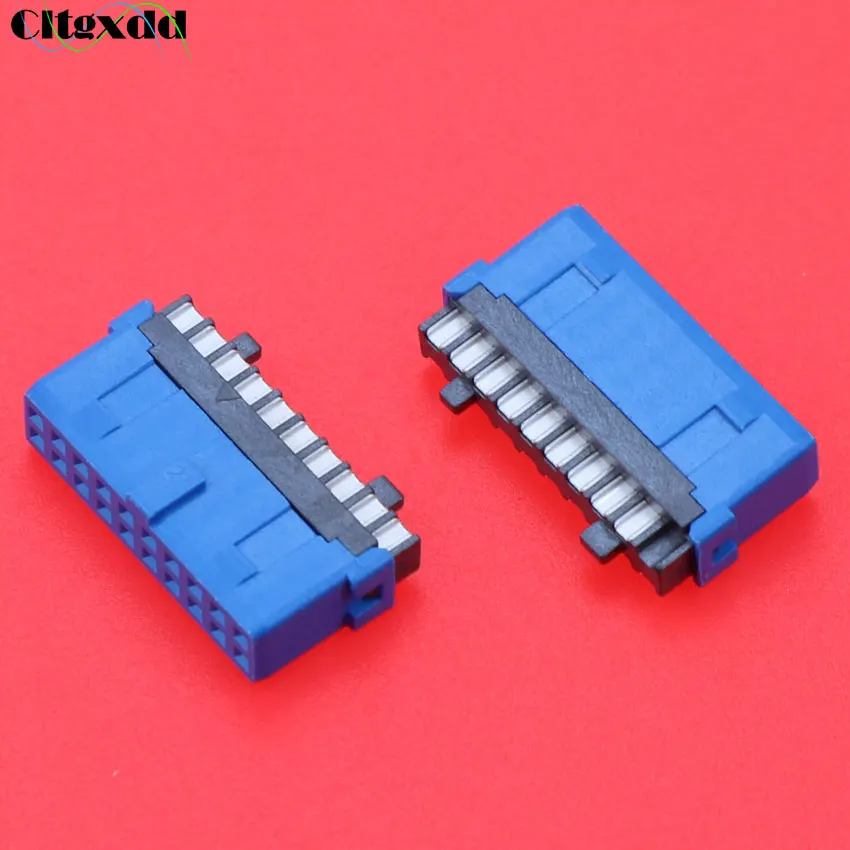 Cltgxdd 1 Piece USB 3.0 19P 20P 19 Pin 20 Pin Mainboard Motherboard Plug Connector Female Socket for DIY USB3.0 Cable