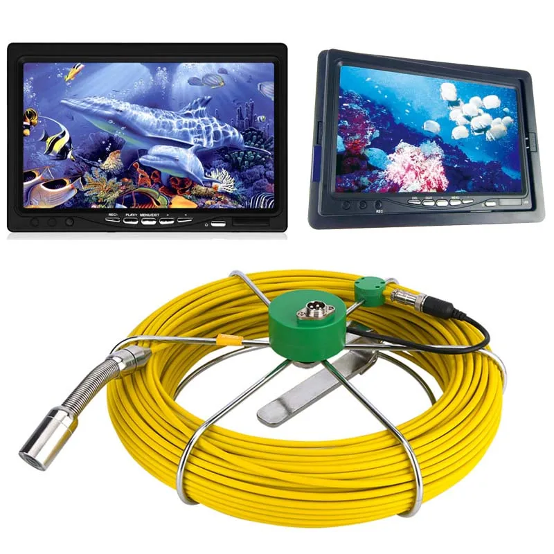 Drain Pipe Sewer Inspection Camera System, IP68 Waterproof, 7 