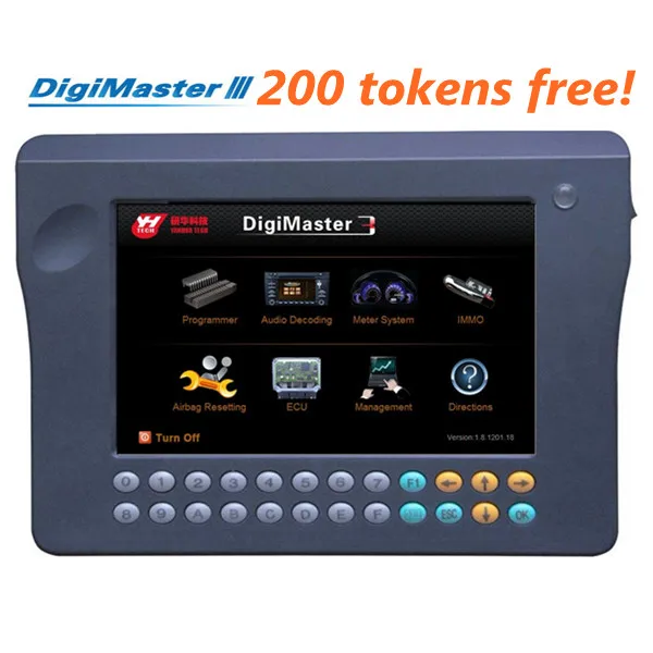 Sale!!TECHYH Digimaster III Unlimited Token verison Yanhua Digimaster 3 for B M W CAS1/CAS2/CA3/CAS4+ mileage/key program