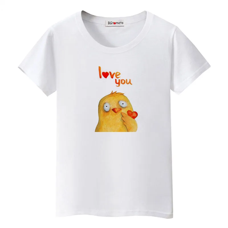 

BGtomato Super cool new style tshirt hot sale lovely chick tops original brand funny tops cheap sale good quality lovely tshirt