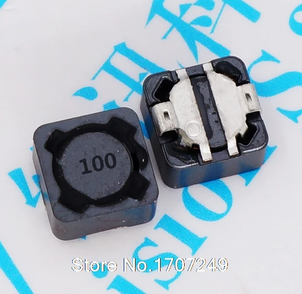 10pcs/lot 7*7*4 10UH Power shielding inductance SMT SMD Patch Shielding Power Inductors M90 (Marking: 100)