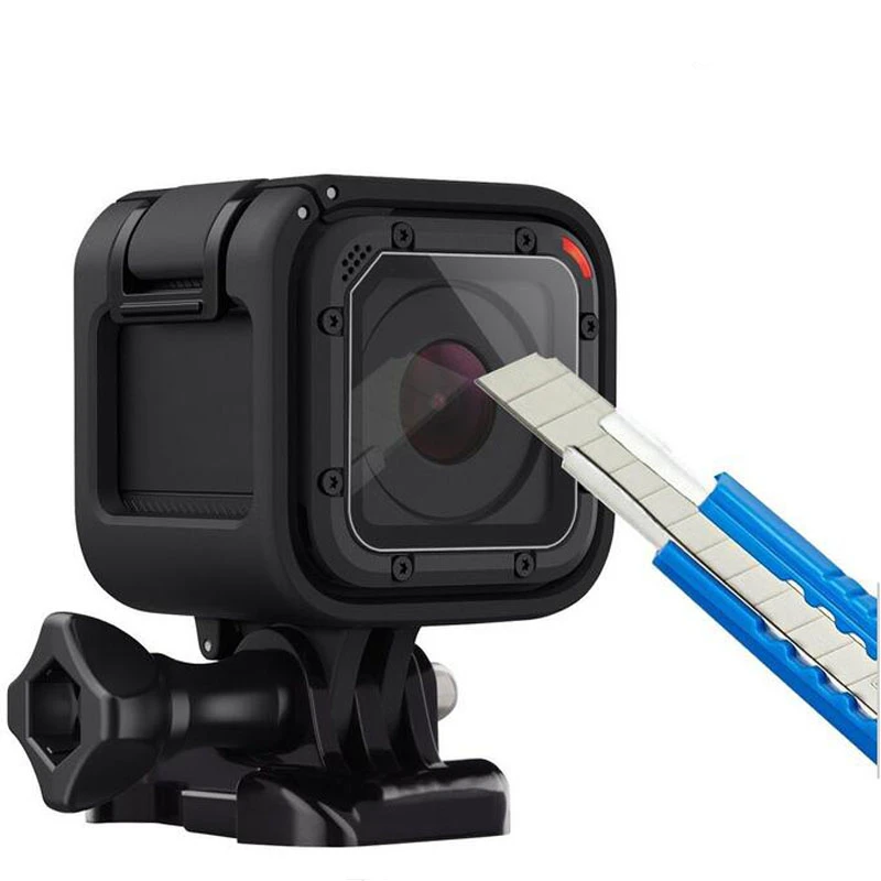 ORBMART Anteriore Lente In Vetro Temperato Protezione Dello Schermo Della Copertura di Caso Per GoPro Go pro Hero 4/5 Hero4 Hero5 Sessione Macchina