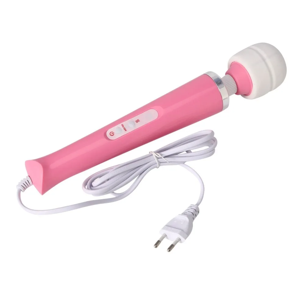 Full Body 10 Speed Magic Wand Massager Foot Head Vibrating Massage EU US Plug White/Black/Pink/Purple