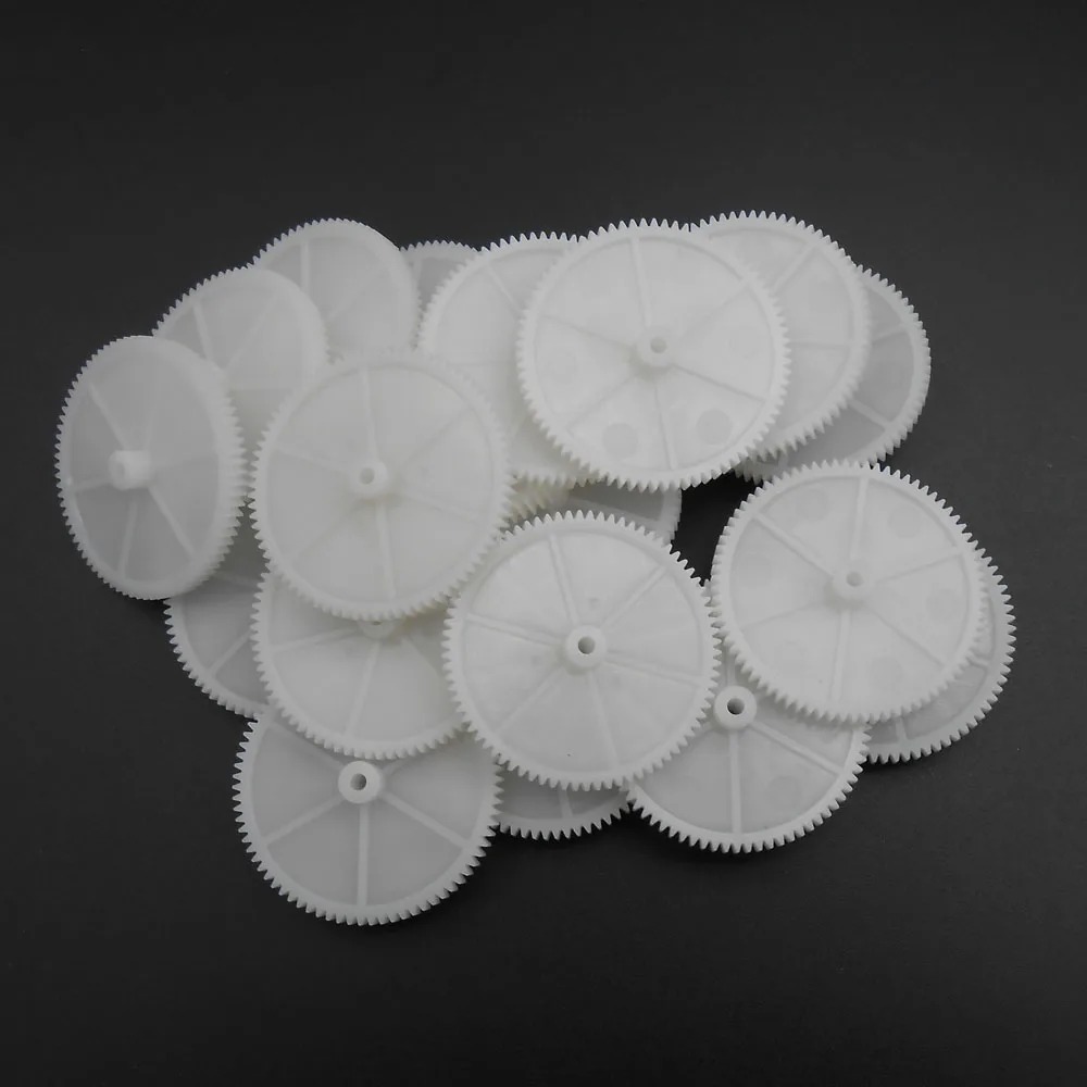 20PCS/LOT 0.5M 78T 2.5A Plastic Spur Gear 0.5 Modulus T=78 Bore Aperture 2.5mm 2.45MM Tight Fitting 78 Teeth 10.5MMX40MM *FD866