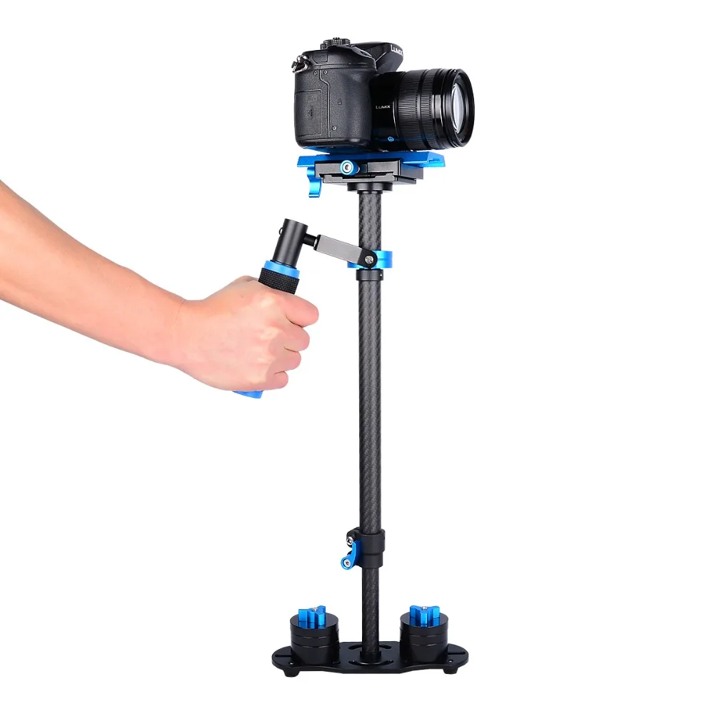 

YELANGU S60T Stabilizer Carbon Fiber Handheld Video Steadicam Camera Stabilizer For Canon Nikon Sony other DSLR Camera up to 3kg