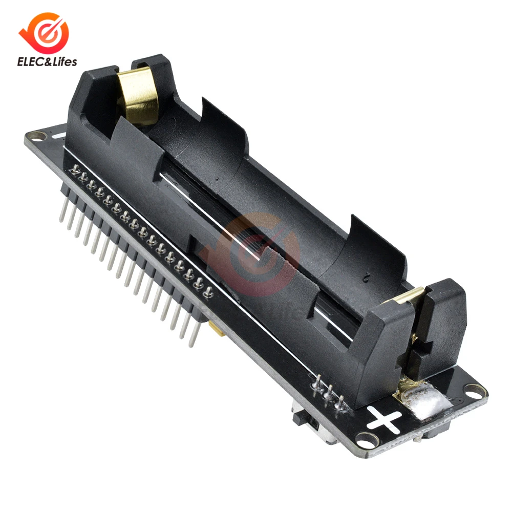 WeMos D1 ESP-WROOM-02 ESP8266 Nodemcu Mini WiFi Development Board with 18650 Battery Holder charging for Arduino microcomputer