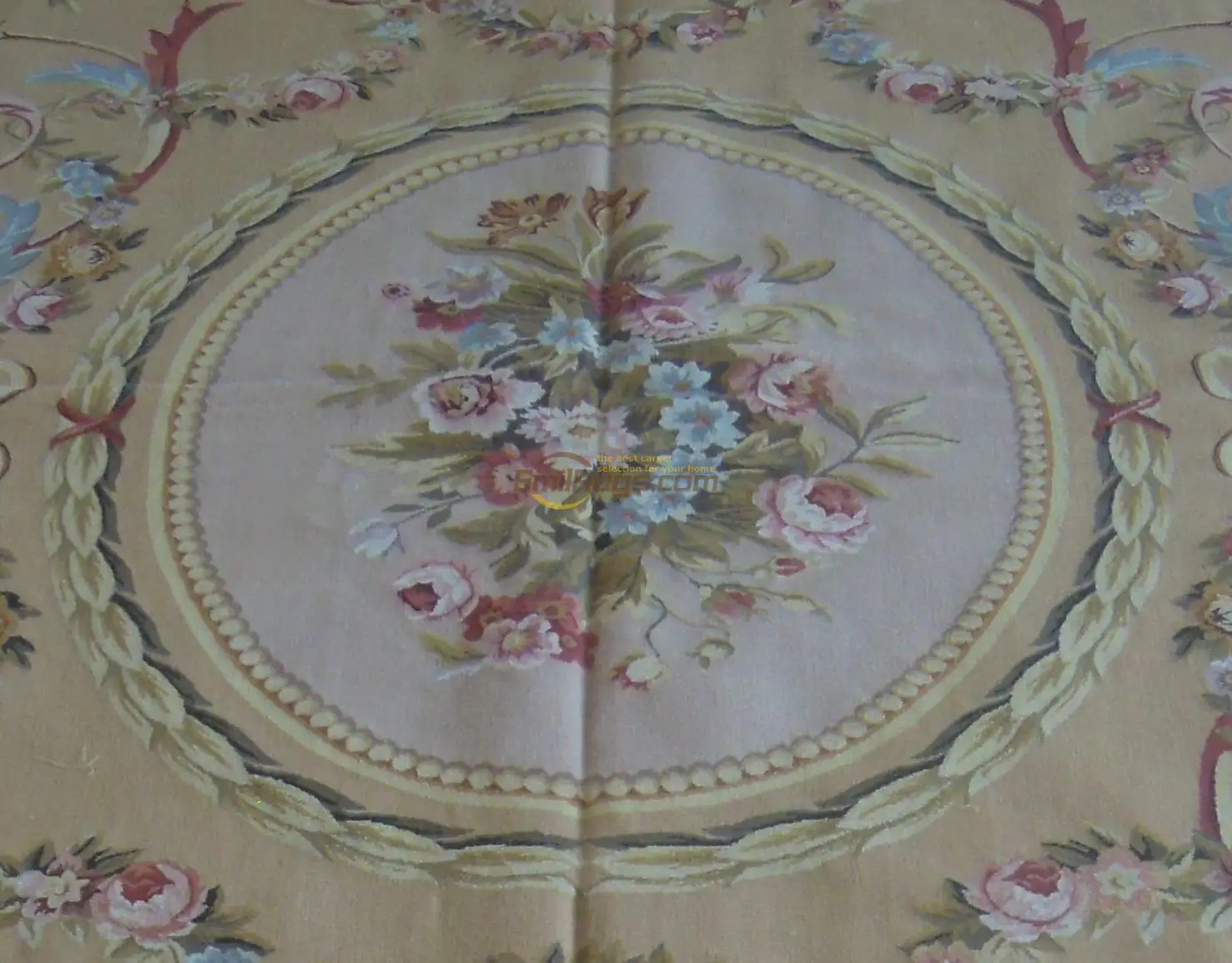 Woven Sofa Floor Use Luxury Aubusson French Style Carpet Antique French Aubusson Husbandry Agrarian Pastoral Scene Carpet Panel