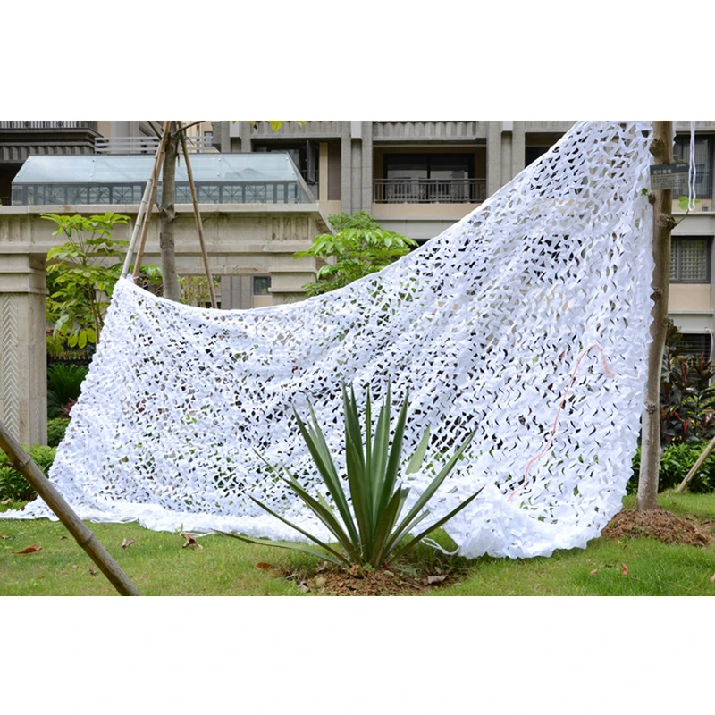 Imagem -03 - Welead-rede de Camuflagem Reforçada para Gazebo Sombra Jardim Camo Netting Hiding Mesh Capas de Carro Areia Azul Branco 4x6 m 4x7m 6x4m