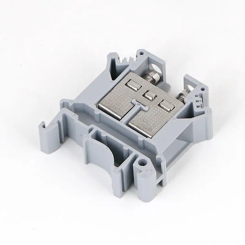 10pcs/lot  Type UIK-16 Din Rail Mount Wiring Conductor Universal Connector Thin Modular Screw Terminal Blocks UIK 16