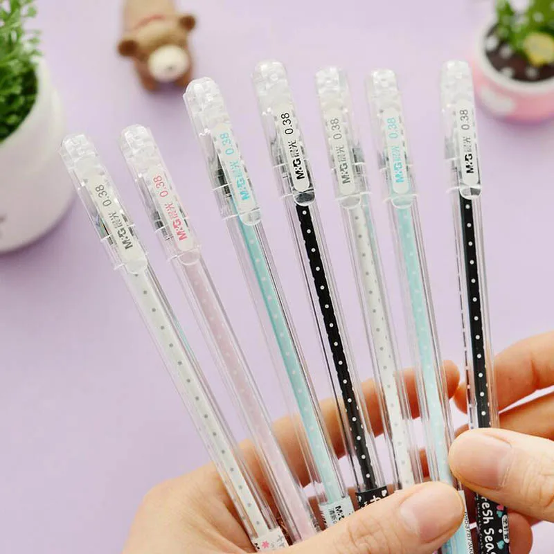 M&G The fresh sweet season AGP67104 neutral pen 0.38mm needle head student pen