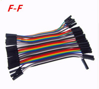 1lot=40pcs/lot 10cm 2.54mm 1pin female to female jumper wire Dupont cable new original