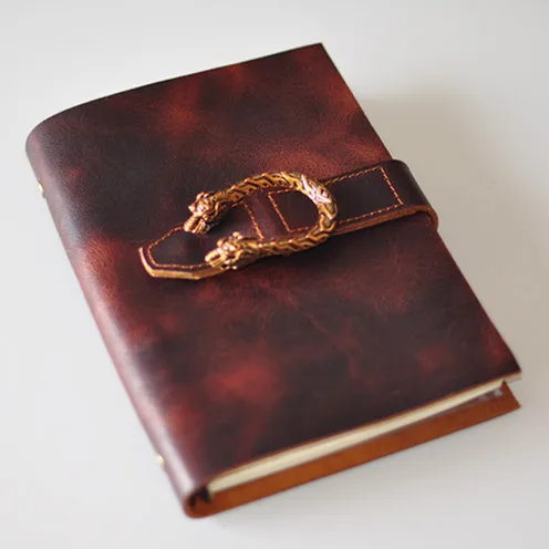 

A5 Handmade Leather Notebook Diary Notebook European Style travel journal