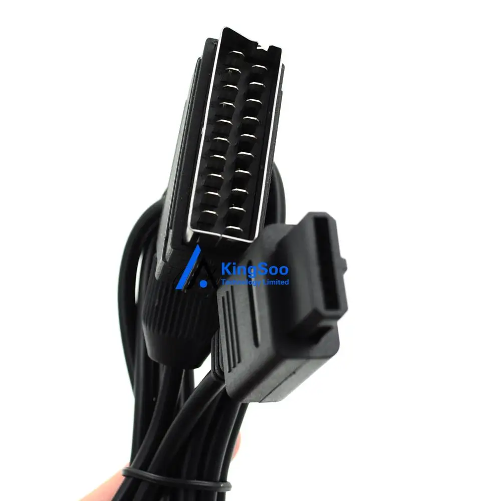 1.8M AV TV video game scart RGB cable for Nintendo 64 SNES Gamecube console PAL