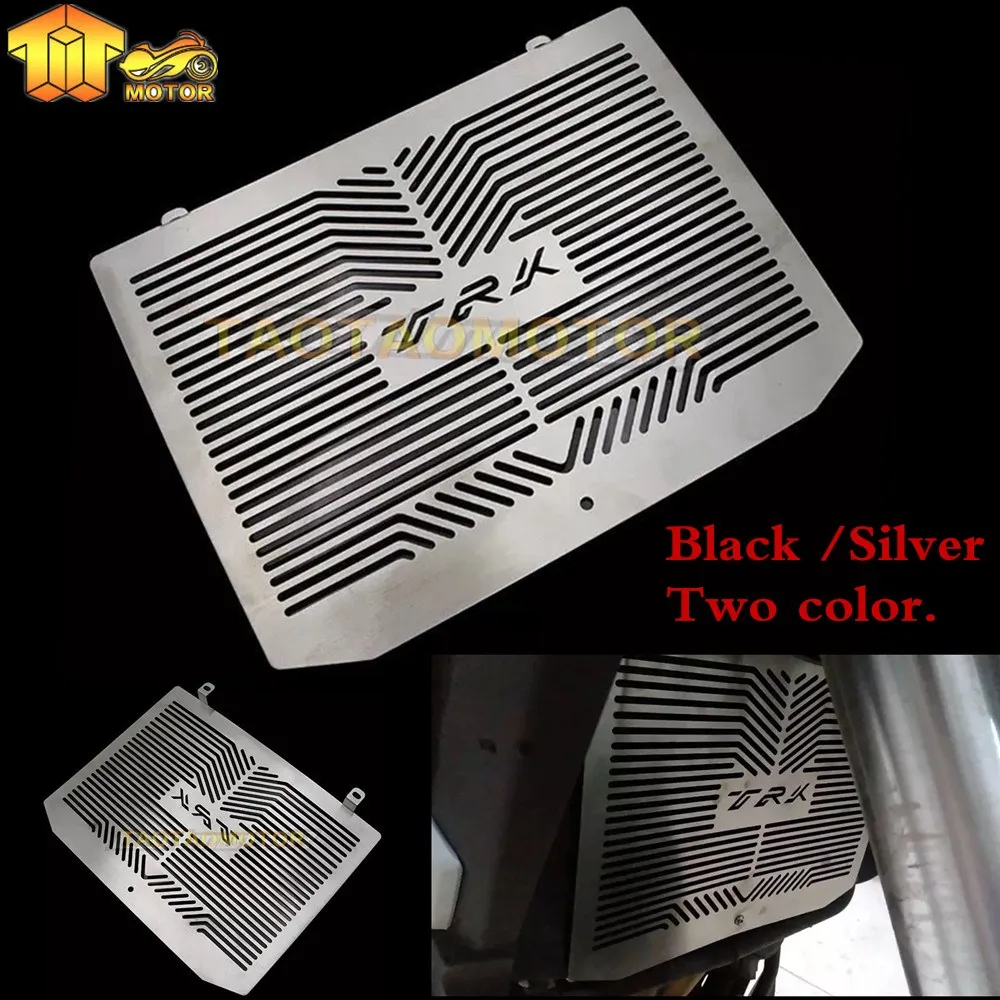 

CK CATTLE KING NEW Motorcycle Stainless Steel Radiator Grille Grill Cover Protector Guard For Benelli TRK502 TRK 502