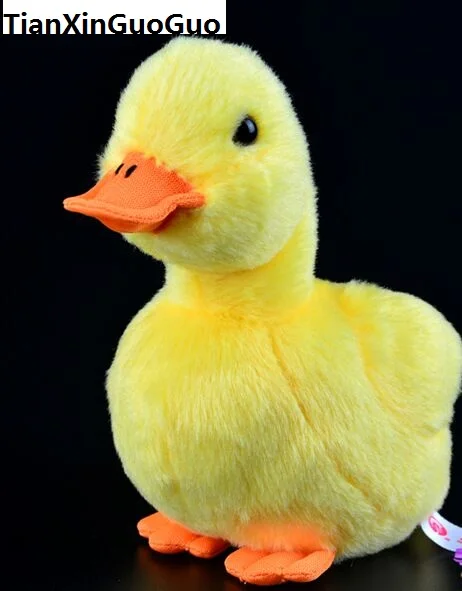 about 15cm simulation yellow duck plush toy cute duck soft doll baby toy birthday gift s0257