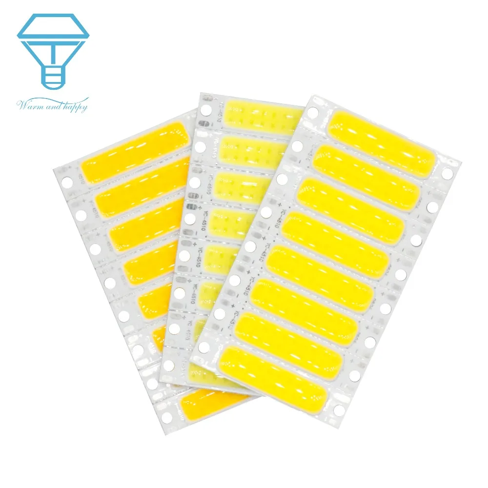 8 szt. 5W COB żarówka LED COB Bar do latarki kinkiety świetlne świetlówki DIY