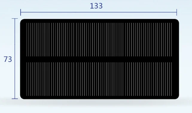Mini 6V 210MA 1.25W Monocrystalline Silicon Solar Panel /Solar Epoxy Panel Solar Panel Photovoltaic Cell Phone Charging