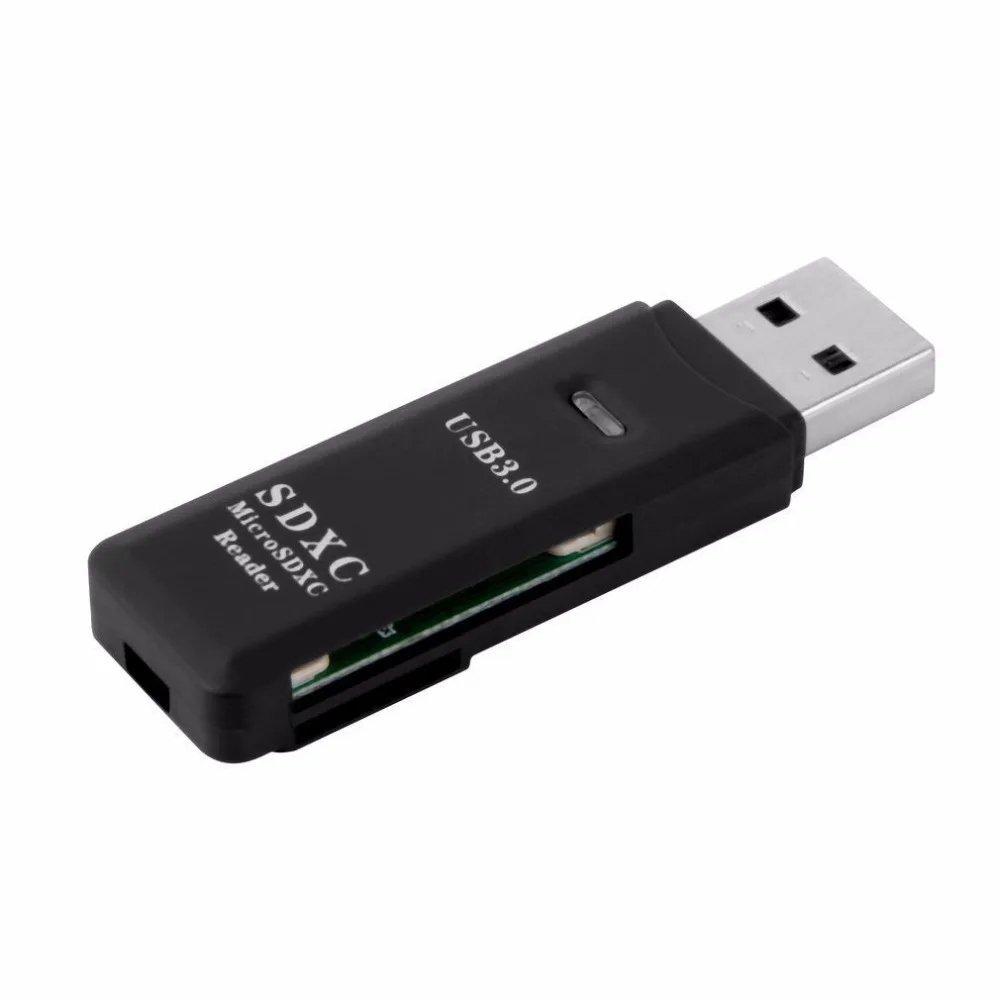 USB 3.0 Card Reader 2 in 1ความเร็วสูงหน่วยความจำแฟลชอะแดปเตอร์สำหรับM Icro SD SDXC TF