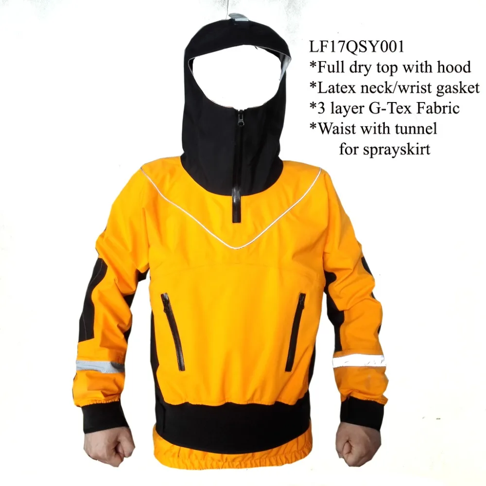 UNISEX lenfun dry top with latex neck/wrist gasket kayak  canoeing dry jacket WHITEWATER FLATEWATER PADDLE RAFTING