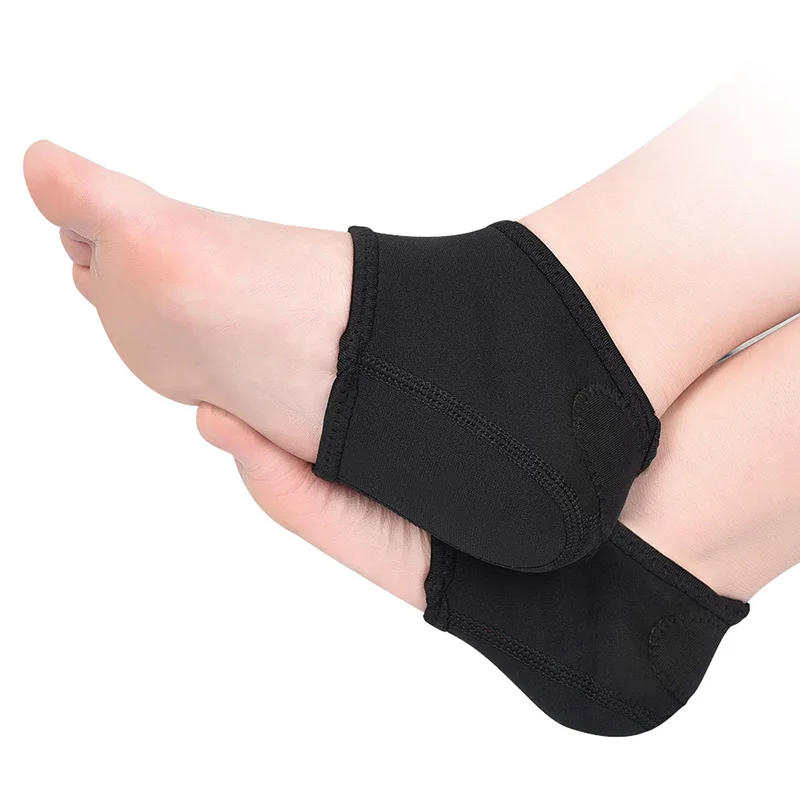 Sunvo-Chaussettes de coussin de talon pour hommes et femmes, fasciite plantaire, tendinite d'achille, callosités, col craquelé, inserts d'instituts oto, coussinets