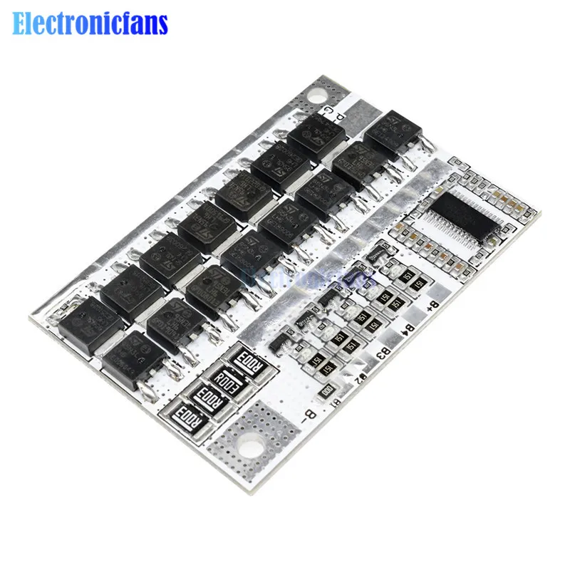 4S 16.8V 100A BMS Li-ion LiFePO4 życie LMO bateria litowa 18650 ładowarka obwód ochronny moduł tablicy 14.4V 14.8V 16.8V