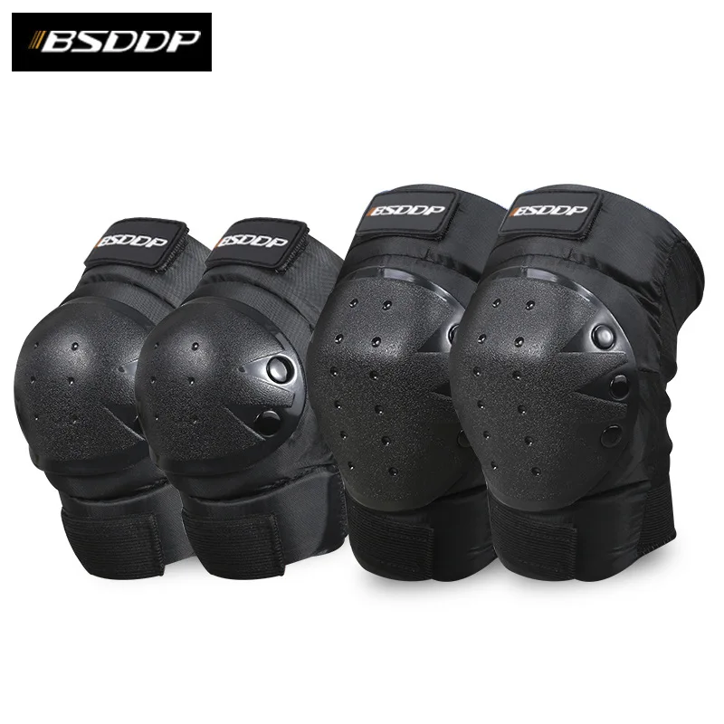 

BSDDP 4pcs Motorcycle Kneepad Cycling Motocross Elbow Knee Pads Guard Brace Protector Protective Protective Gear equipment