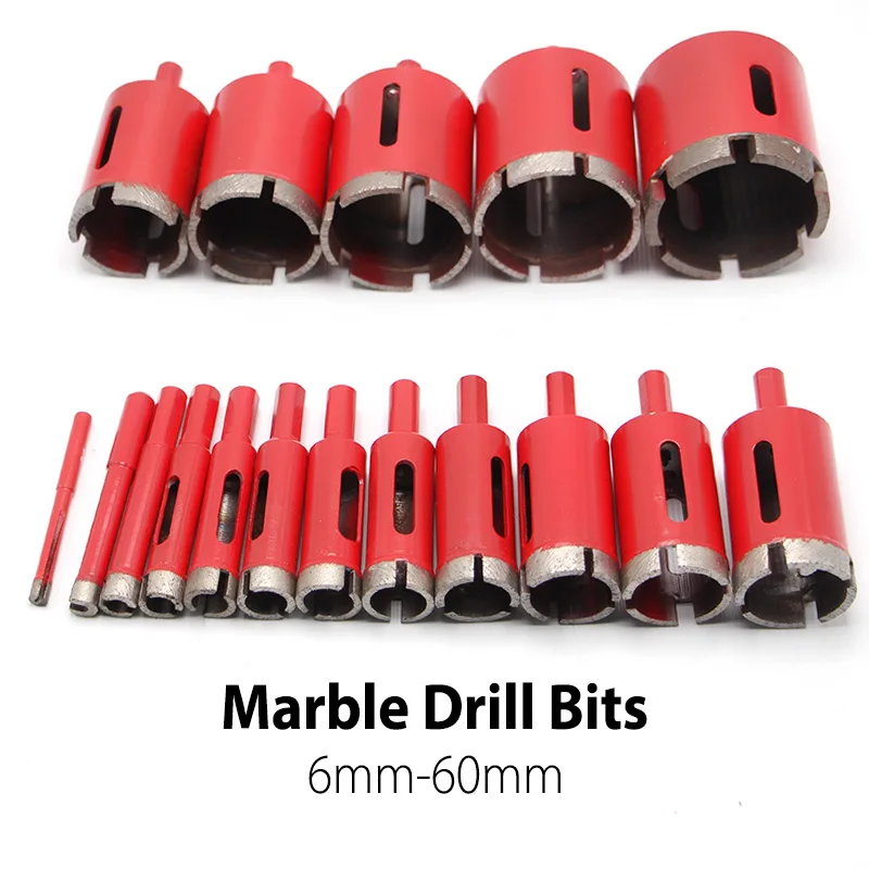 12mm  Core Drill Bit for Marble Granite Stone Material  Cement Sintering Diamond Bit