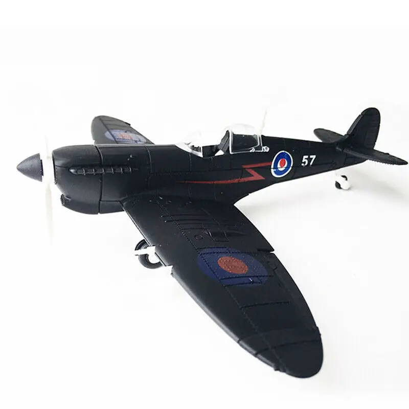 1/48 Weltkrieg Großbritannien Spitfire Kämpfer Montage Modell Spielzeug Puzzles Flugzeug Schöne Gemalt Zufällige Farbe – Detail 22