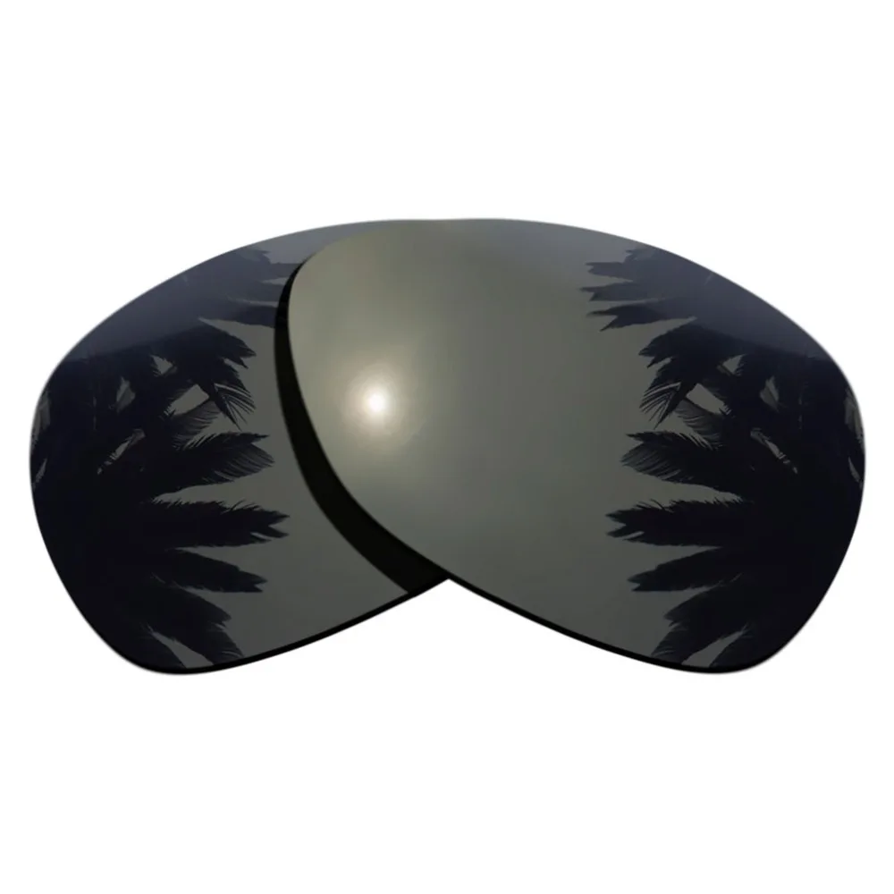 (Black+Midnight Sun Mirrored Coating) 2-Pairs Polarized Replacement Lenses for Crosshair 2012 100% UVA & UVB Protection