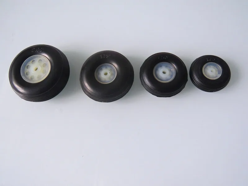 New goods Promotion high quality Super light Sponge PU wheel for RC ducted plane landing gear set 32mm 38mm 45mm 50mm