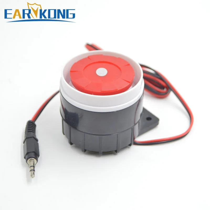 Free shipping high decibels alarm and wireless GSM alarm system universal anti-theft alarm horn accessories alarm siren