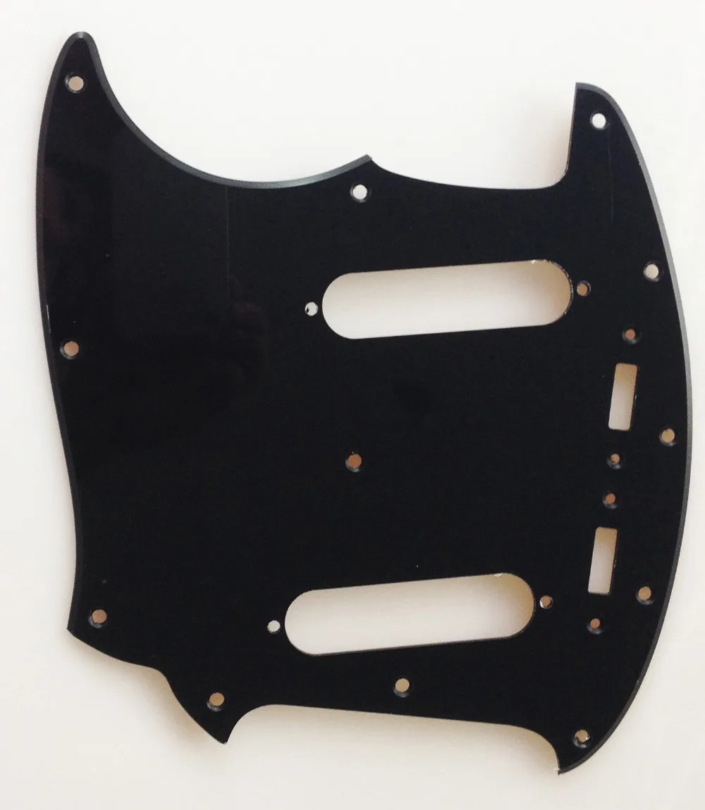 Pleroo Custom Guitar Pickgaurd Scratch Plate - For US Left Hand Mustang Guitar Pickguard Scratch Plate Multi Color Choice