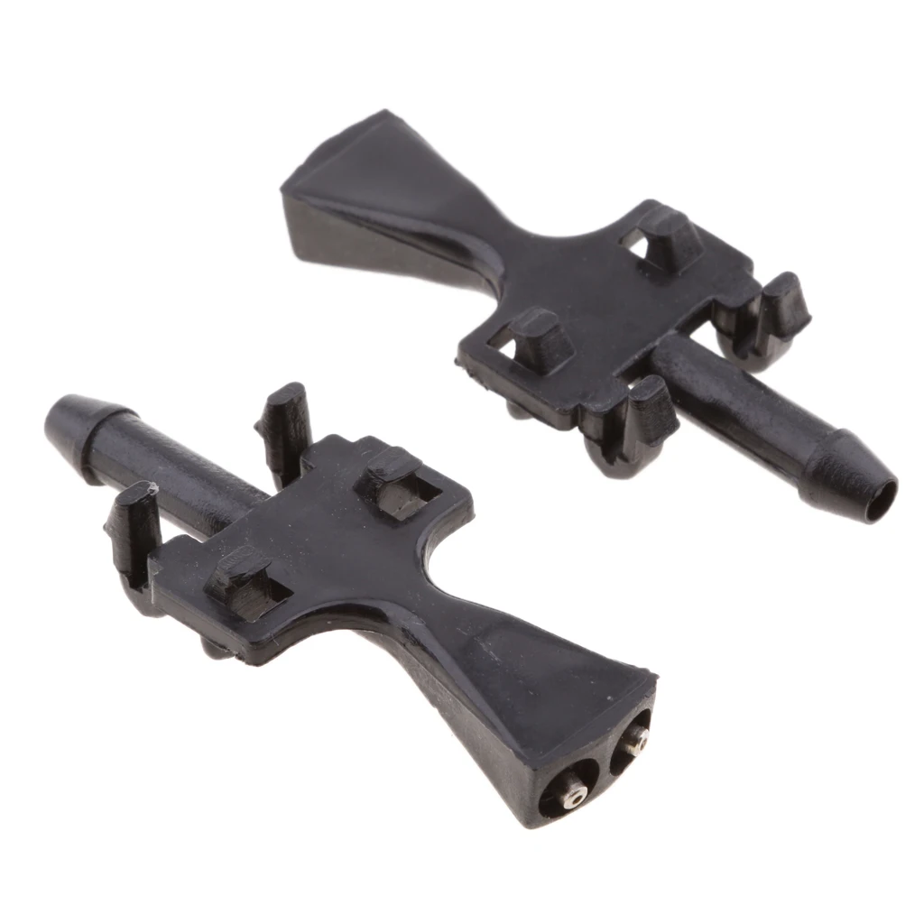 1 Pair Car Auto Windshield Washer Wiper Water Spray Nozzle for OPEL MERIVA-A Efficiently Prolong The Wiper Blade Life Time