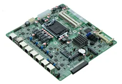 1* COM,1* JVGA1 industrial motherboard support i3 i5/i7 processors motherboard, 6 Gigabit LAN Mainboard For Router/Firewall